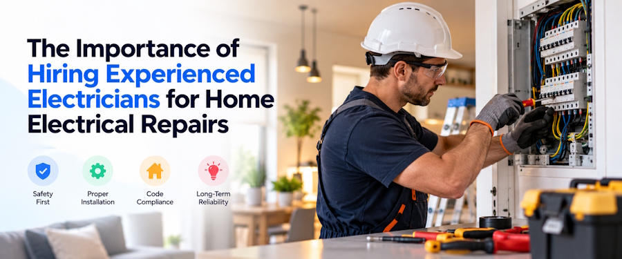 The Importance of Hiring Experienced Electricians for Home Electrical Repairs