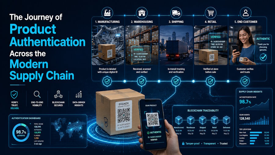 The Journey of Product Authentication Across the Modern Supply Chain