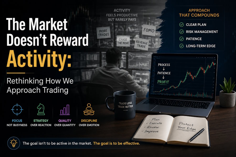 The Market Doesn’t Reward Activity: Rethinking How We Approach Trading