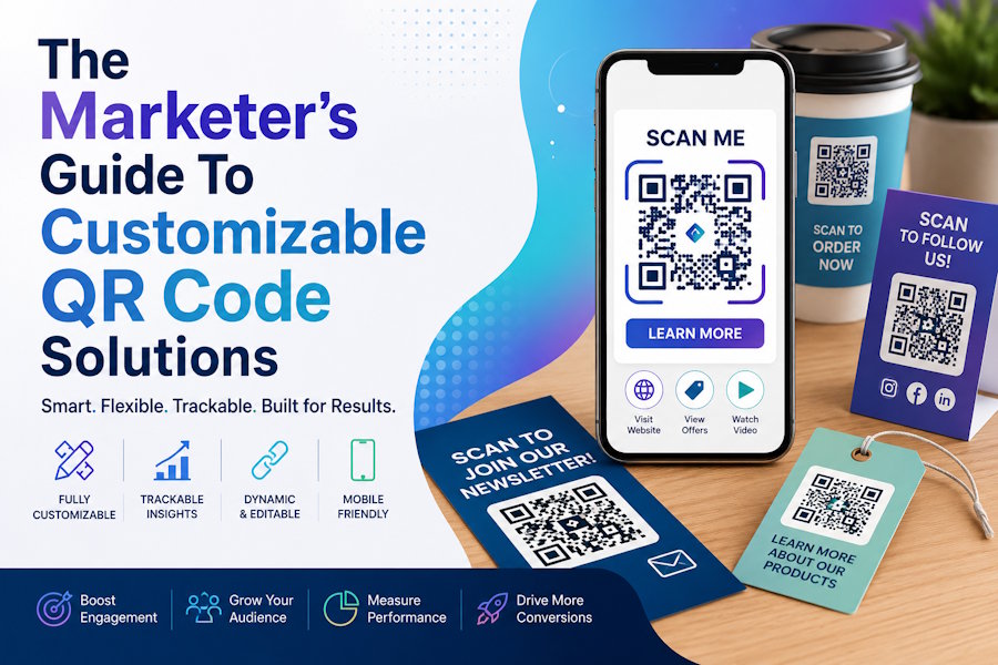 The Marketer's Guide To Customizable QR Code Solutions