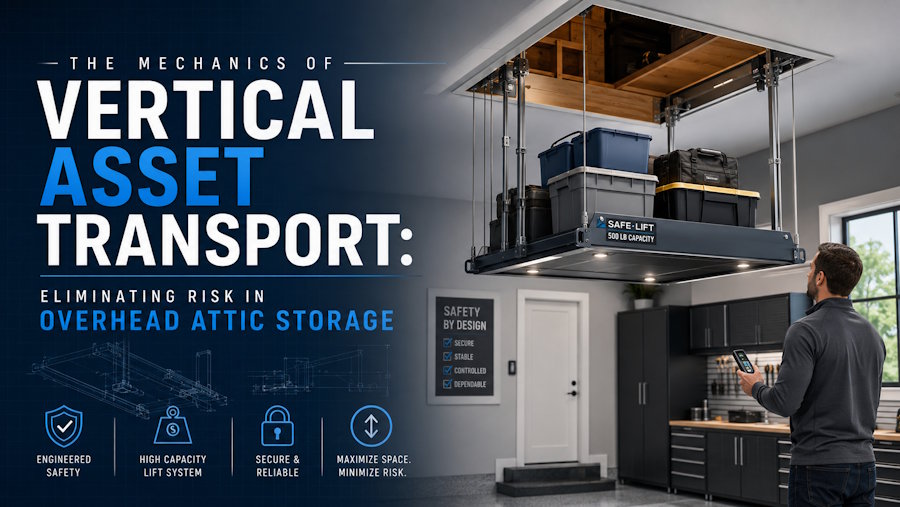 The Mechanics of Vertical Asset Transport: Eliminating Risk in Overhead Attic Storage