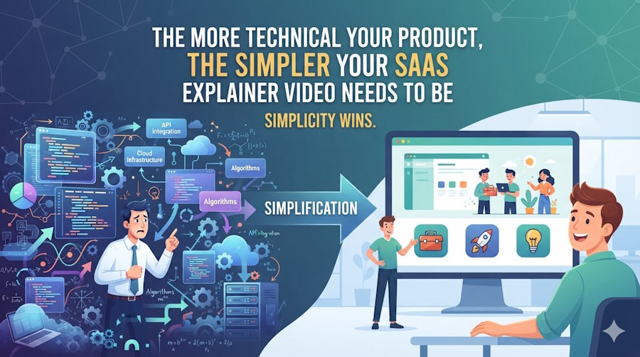 The More Technical Your Product, the Simpler Your SaaS Explainer Video Needs to Be