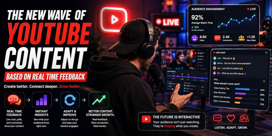 The New Wave of YouTube Content Based on Real Time Feedback