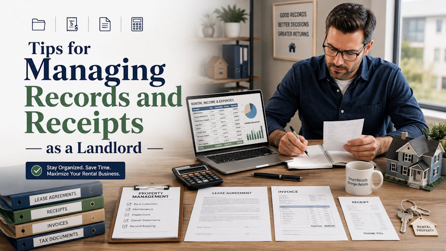 Tips for Managing Records and Receipts as a Landlord