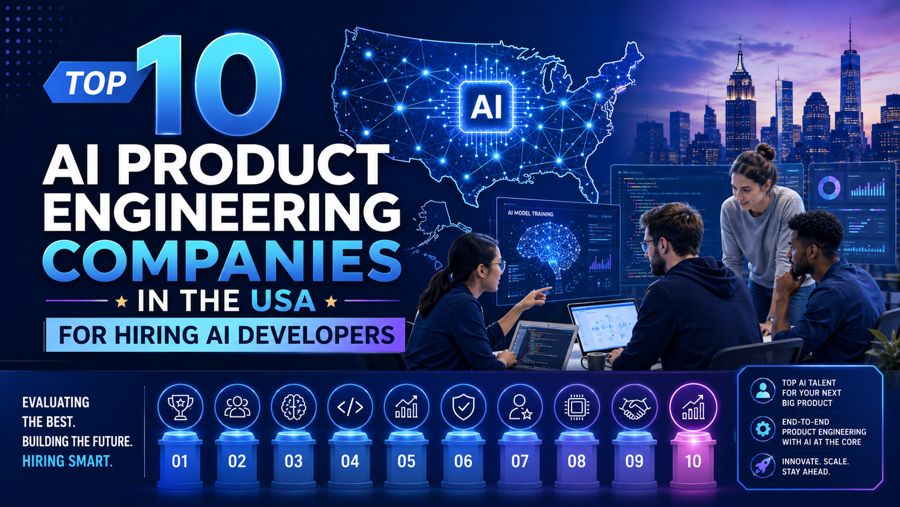 Top 10 AI Product Engineering Companies In The USA For Hiring AI Developers