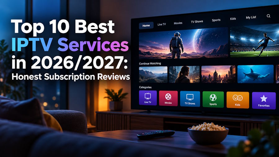 Top 10 Best IPTV Services in 2026/2027: Honest Subscription Reviews