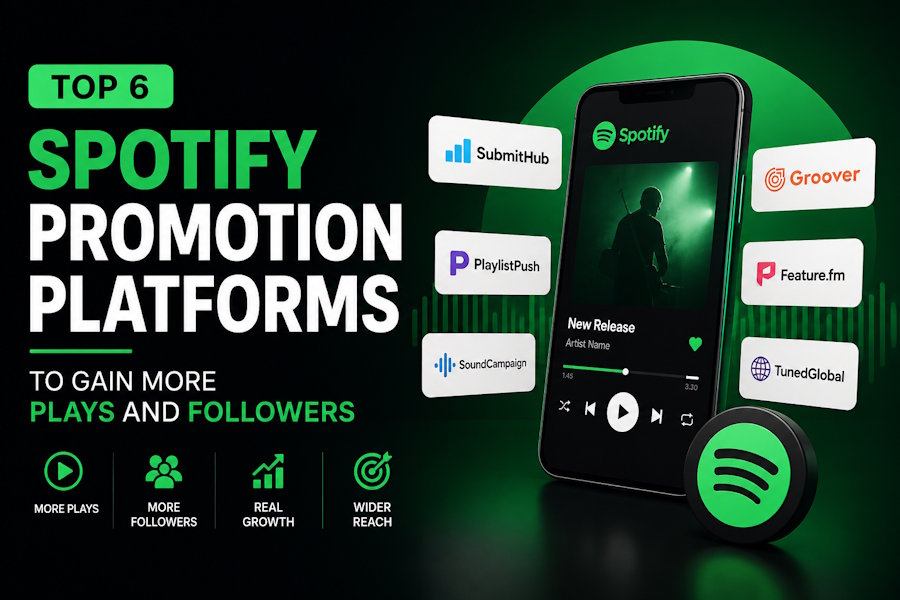 Top 6 Spotify Promotion Platforms to Gain More Plays and Followers