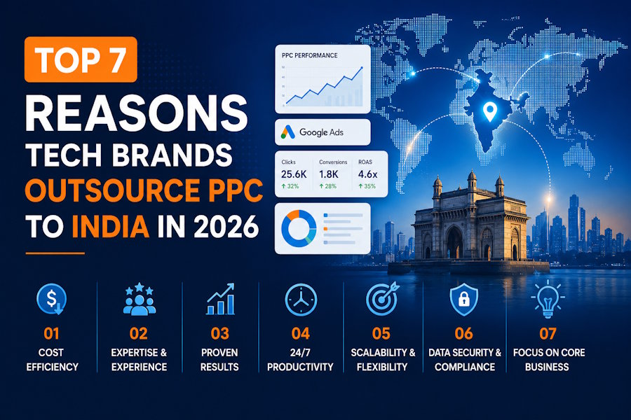 Top 7 Reasons Tech Brands Outsource PPC to India in 2026