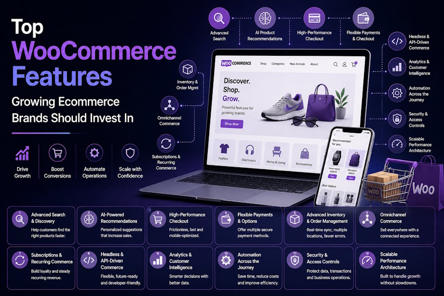Top WooCommerce Features Growing Ecommerce Brands Should Invest In