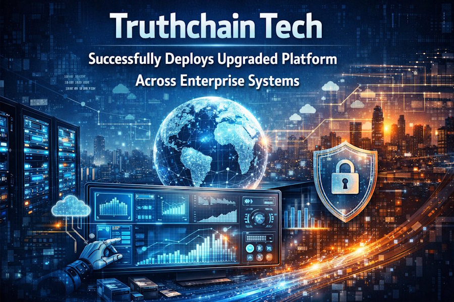Truthchain Tech Successfully Deploys Upgraded Platform Across Enterprise Systems