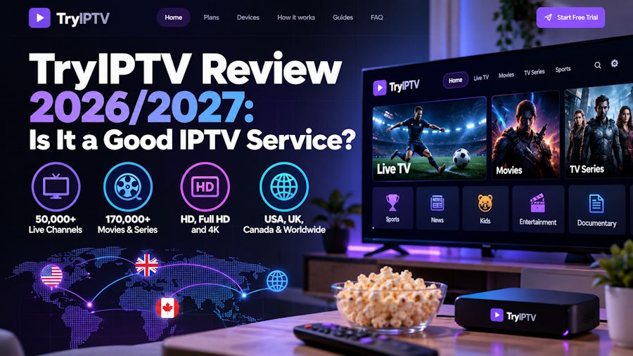 TryIPTV Review 2026/2027: Is It a Good IPTV Service?