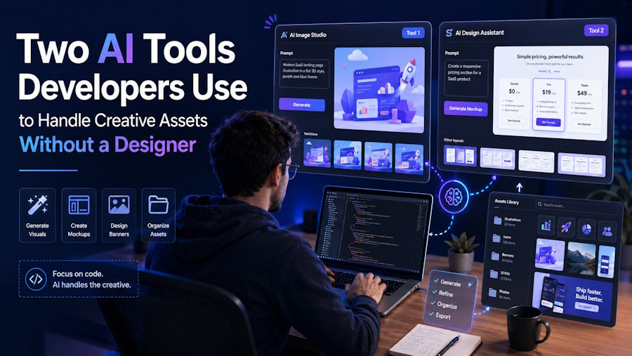 Two AI Tools Developers Use to Handle Creative Assets Without a Designer