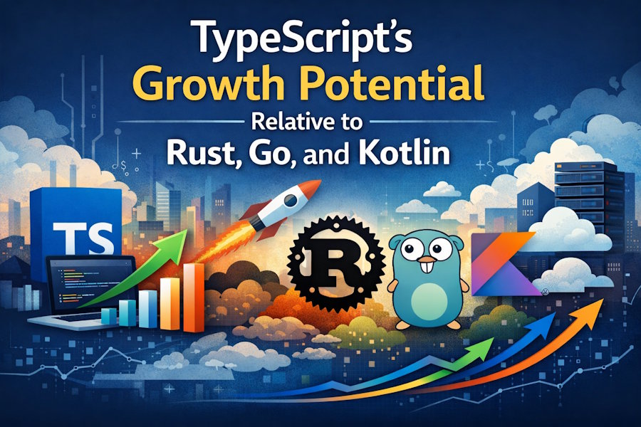 TypeScript’s Growth Potential Relative to Rust, Go, and Kotlin