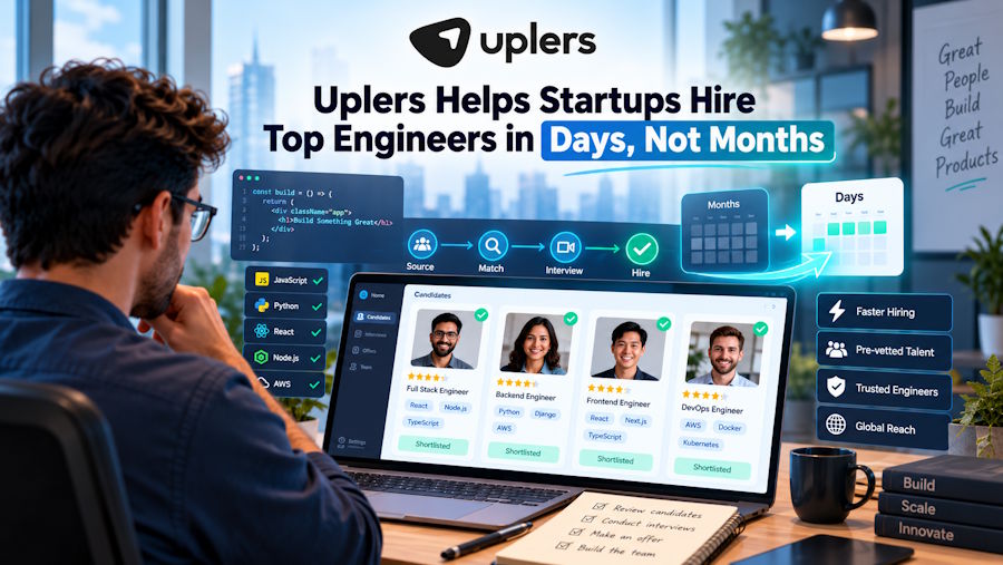 Uplers Helps Startups Hire Top Engineers in Days, Not Months