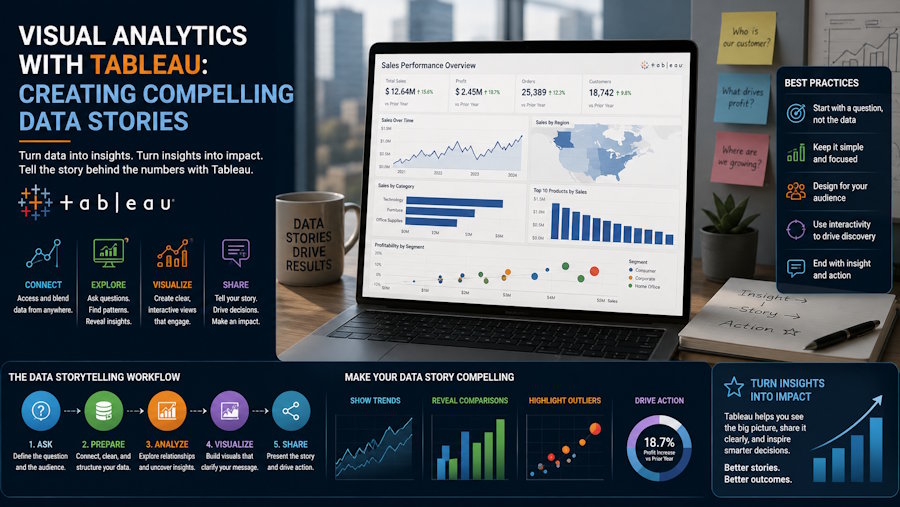 Visual Analytics with Tableau: Creating Compelling Data Stories