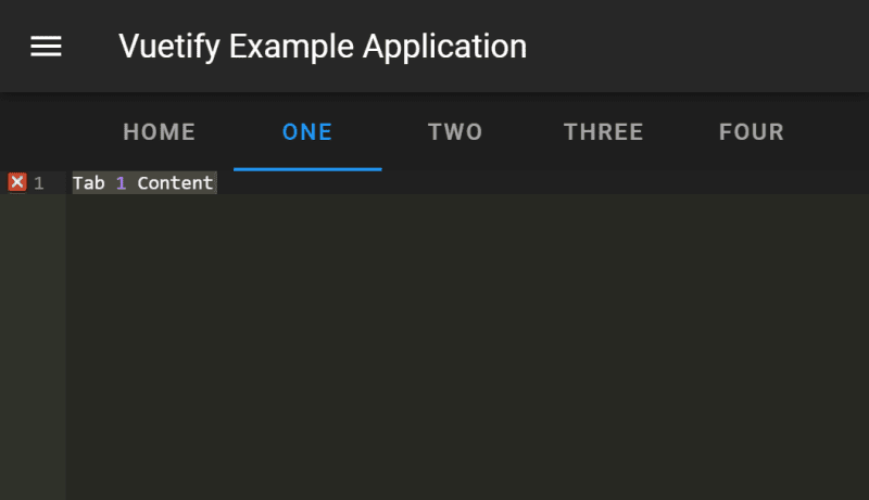 Cómo deshabilitar el deslizamiento en las pestañas (tabs) de Vuetify