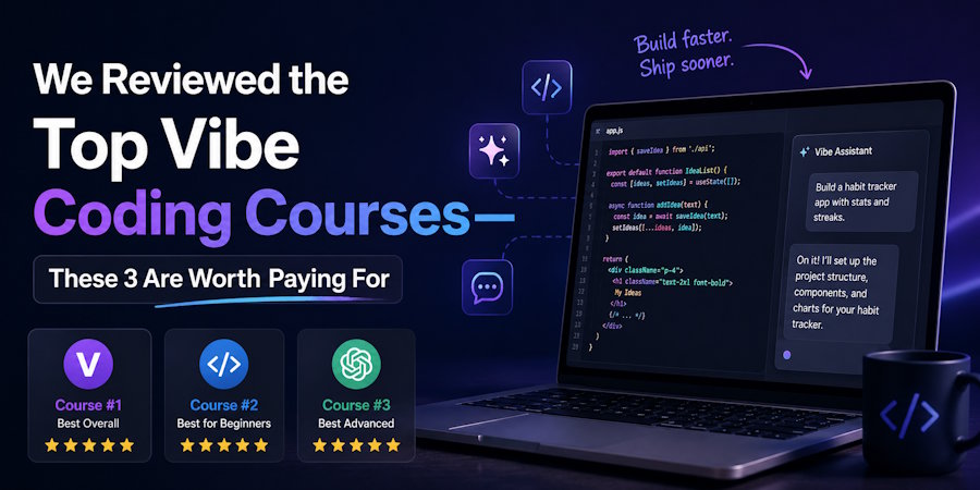 We Reviewed the Top Vibe Coding Courses — These 3 Are Worth Paying For