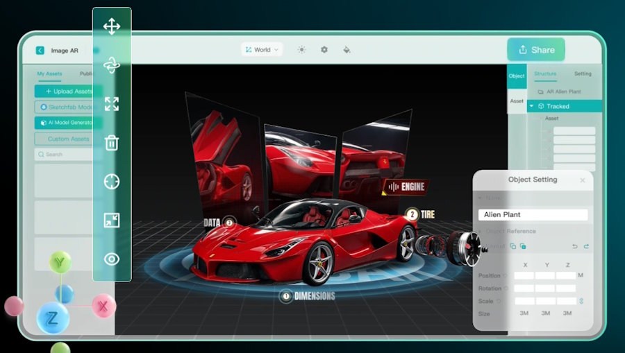 WebAR Generator: Build, Customize, and Publish AR Online Instantly