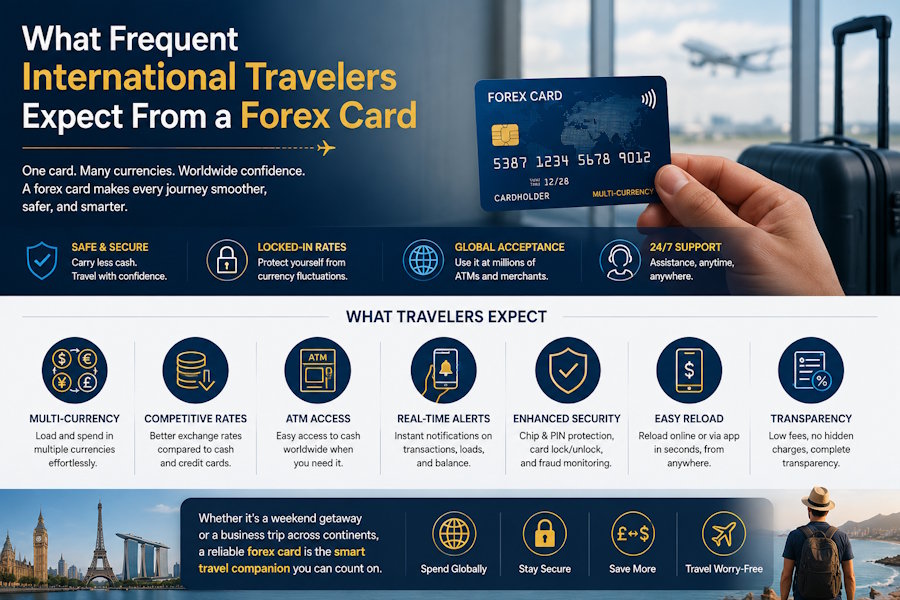 What Frequent International Travelers Expect From a Forex Card