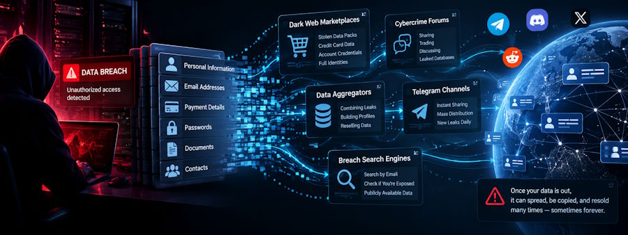 What Happens to Your Data After a Breach? Tracing Stolen Information Across the Internet