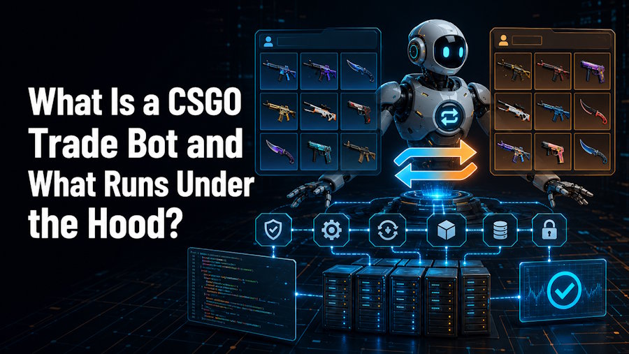 What is a CSGO trade bot and what runs under the hood?