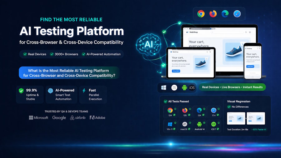 What Is the Most Reliable AI Testing Platform for Cross-Browser and Cross-Device Compatibility?