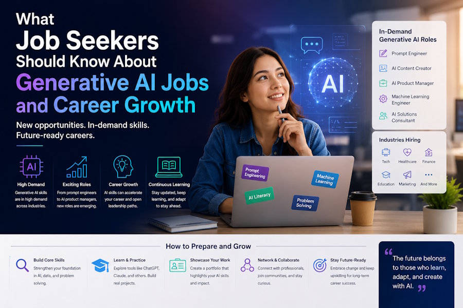 What Job Seekers Should Know About Generative AI Jobs and Career Growth