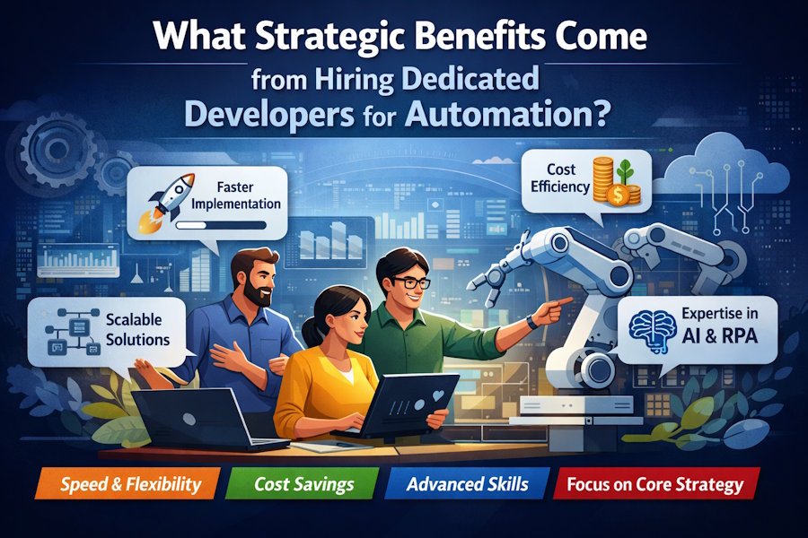 What Strategic Benefits Come from Hiring Dedicated Developers for Automation?