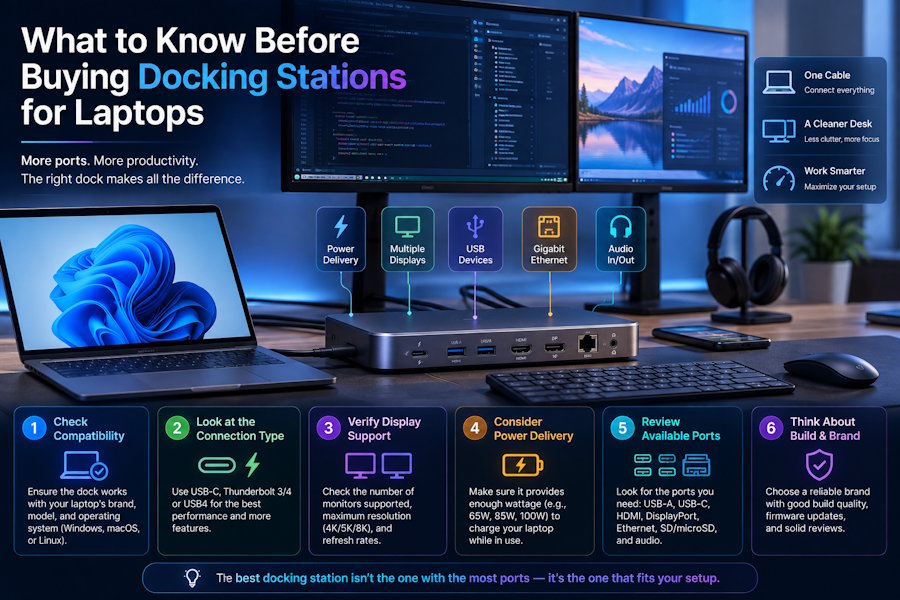 What to Know Before Buying Docking Stations for Laptops