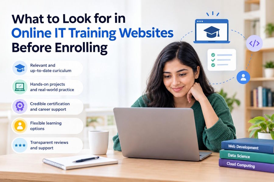 What to Look for in Online IT Training Websites Before Enrolling