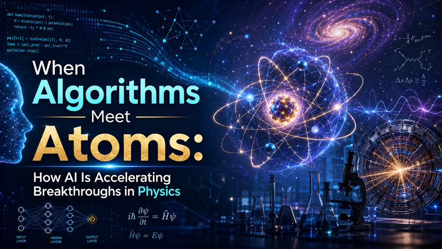When Algorithms Meet Atoms: How AI Is Accelerating Breakthroughs in Physics