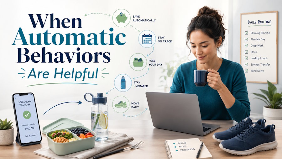 When Automatic Behaviors Are Helpful
