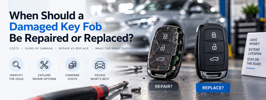 When Should a Damaged Key Fob Be Repaired or Replaced?