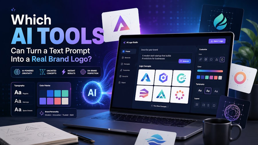 Which AI Tools Can Turn a Text Prompt Into a Real Brand Logo?