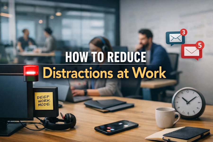 How to Reduce Distractions at Work