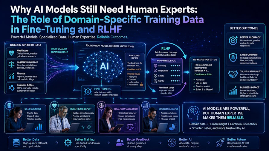 Why AI Models Still Need Human Experts: Domain-Specific Training Data