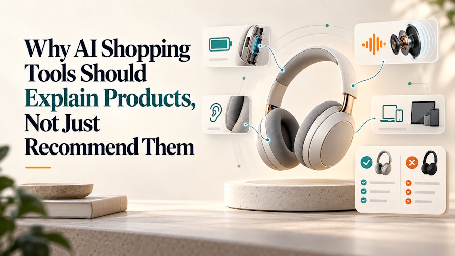 Why AI Shopping Tools Should Explain Products, Not Just Recommend Them