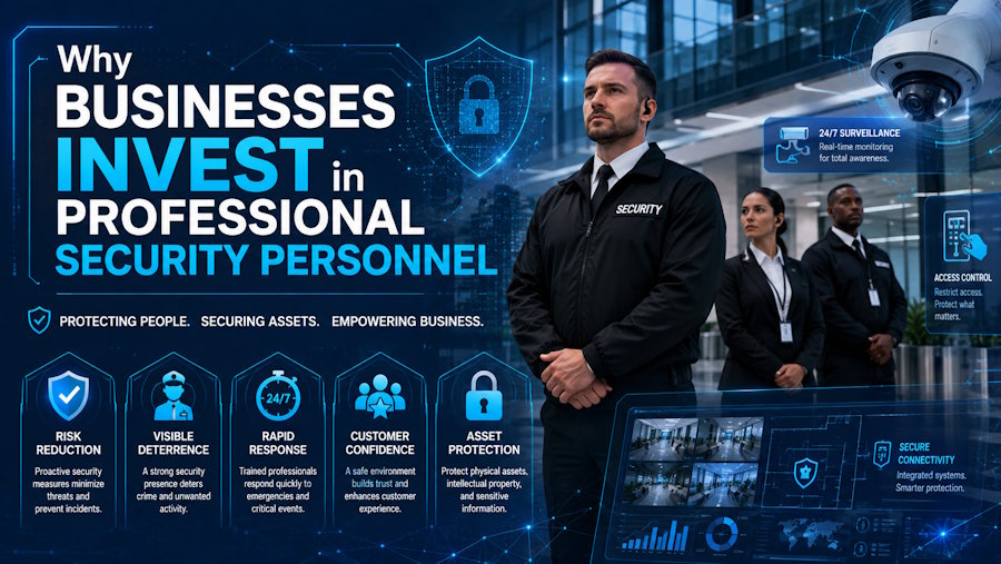 Why Businesses Invest in Professional Security Personnel