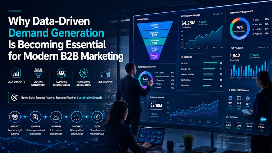 Why Data-Driven Demand Generation Is Essential for Modern B2B Marketing