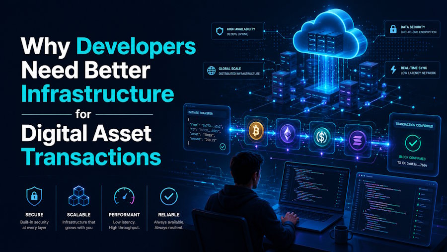 Why Developers Need Better Infrastructure for Digital Asset Transactions