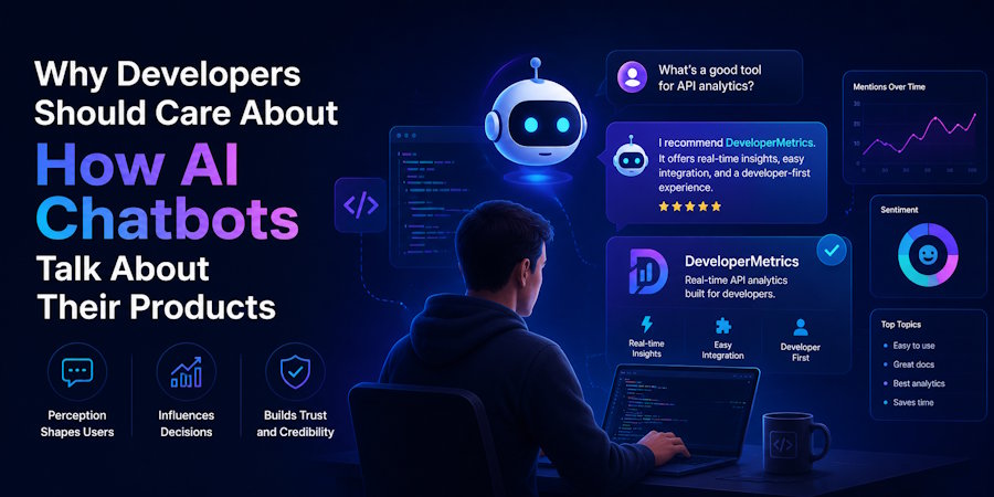 Why Developers Should Care About How AI Chatbots Talk About Their Products
