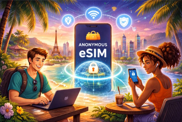 Why Digital Nomads Are Choosing Anonymous eSIM for Global Data