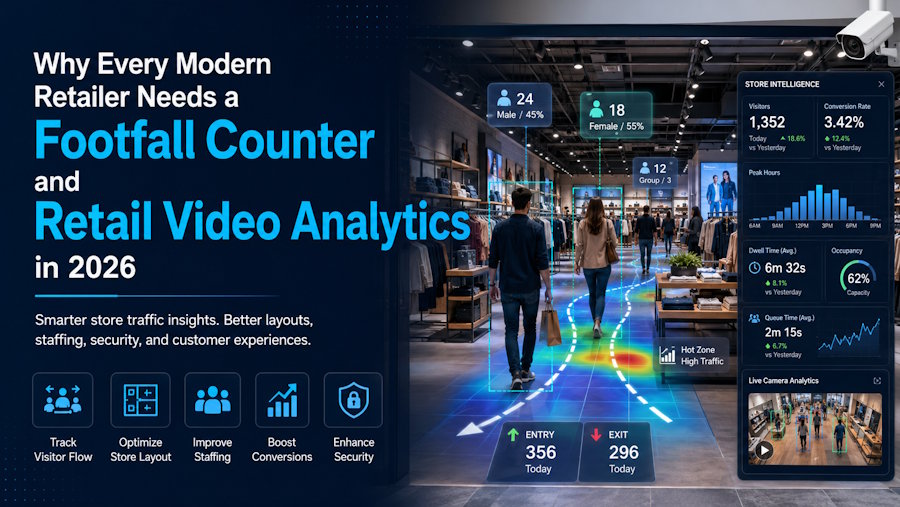 Why Every Modern Retailer Needs a Footfall Counter and Retail Video Analytics in 2026