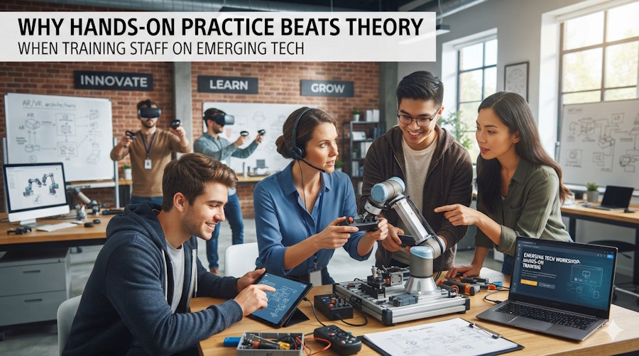 Why Hand-on Practice Beats Theory When Training Staff on Emerging Tech