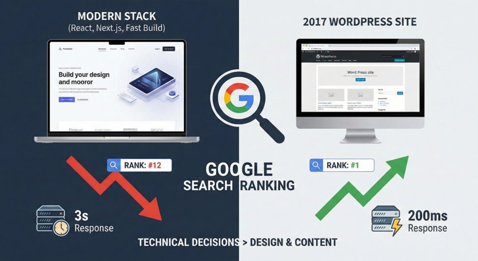 Why Is the Website You Built Getting Outranked by One That Looks Worse?