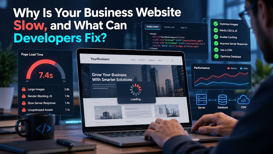 Why Is Your Business Website Slow, and What Can Developers Fix?
