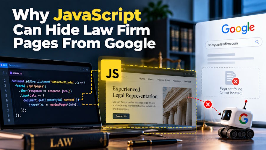 Why JavaScript Can Hide Law Firm Pages From Google