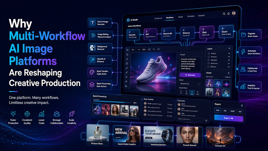 Why Multi-Workflow AI Image Platforms Are Reshaping Creative Production