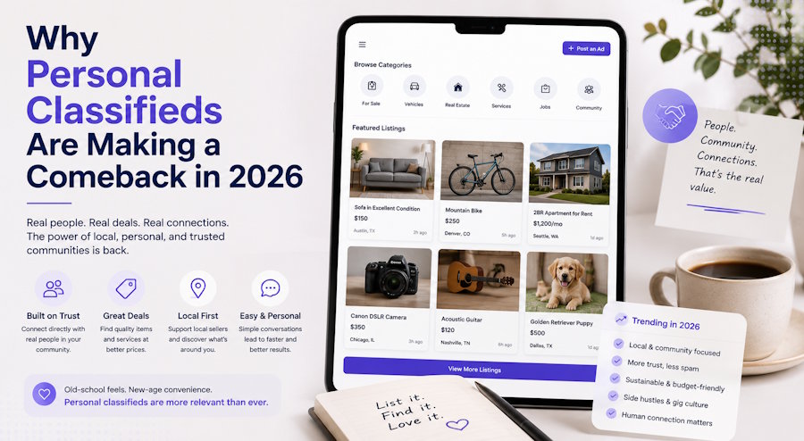 Why Personal Classifieds Are Making a Comeback in 2026