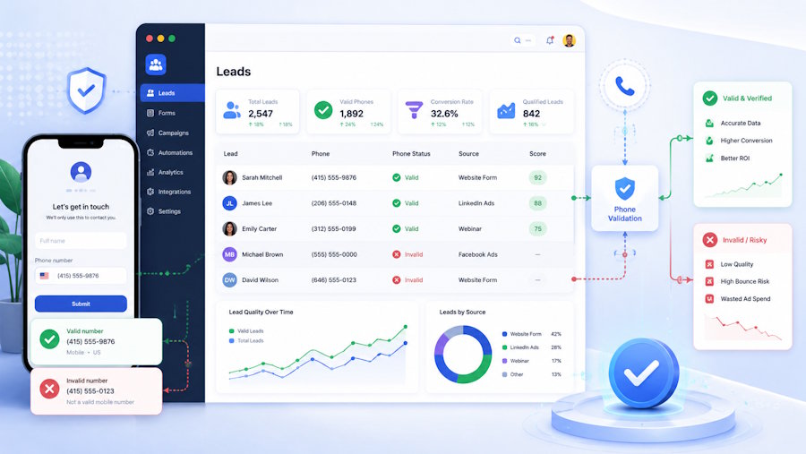 Why Phone Validation Belongs in Lead Gen Tools You Build